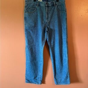 Falls Creek Men’s Straight Leg Blue Jeans – Size 36 – NWT – Classic Fit Denim